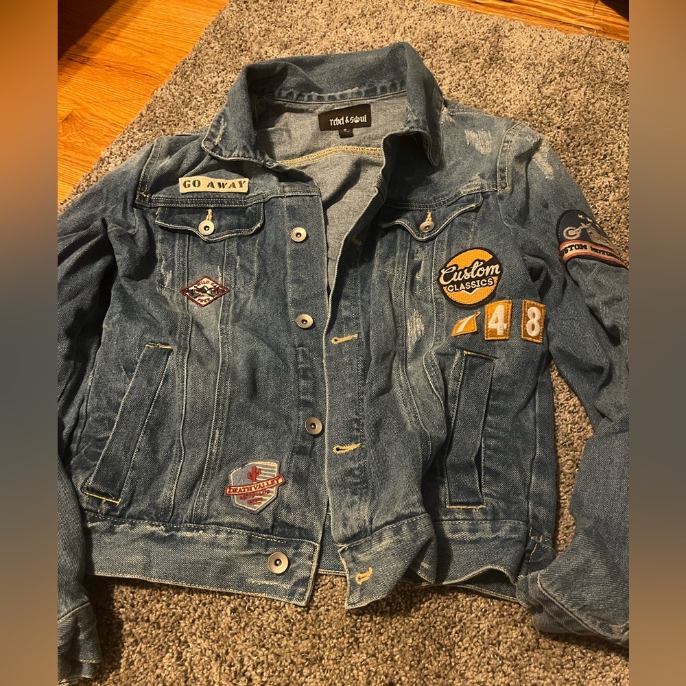 Medium Jean jacket with patches